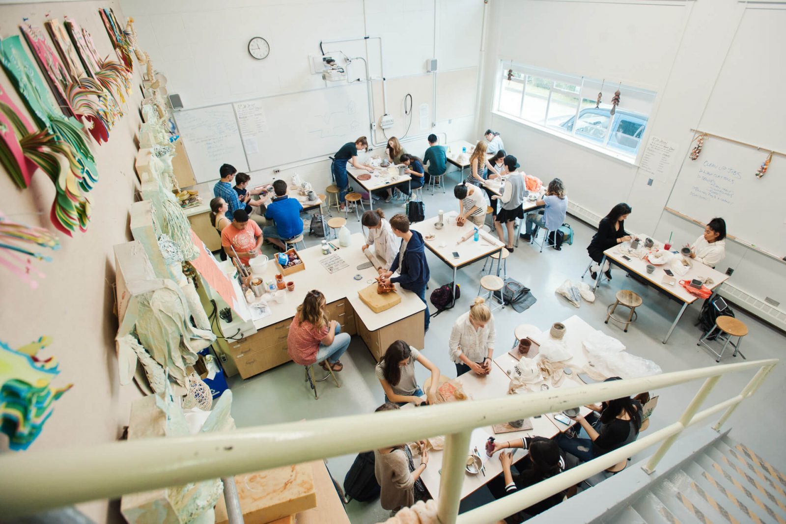 programa colegio publico familia canada Sentinel Secondary art space